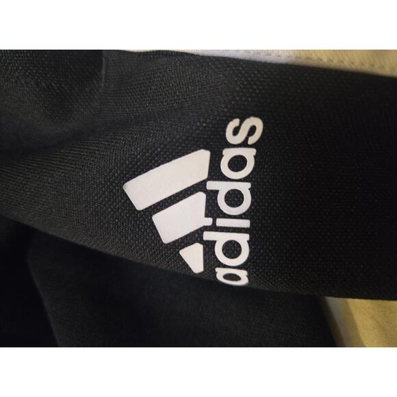 Adidas Kids' Black Casual Pants with White Stripes - Picture 3 of 5